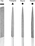uxcell 12pcs Mini Diamond Needle File Set, 120 Grits Small Metal Files for Glass Wood Stone Hand Tools