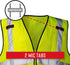 Coast SV300 Rechargeable High Visibility Safety Vest, Dual Mode, Zip Front, 2 Pockets, ANSI/ISEA Standards, Yellow XL