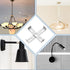 Trinkrittey 4 Packs 4.1 inch Light Fixture Mounting Bracket for Ceiling Pendant Universal Light Fixture Mounting