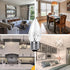40W Bulbs Bulb E26 (12PACK) SCOMX Equivalent Incandescent Torpedo Tip Chandelier with Crystal Clear Incandescent Light