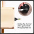 M METERXITY 4-Pack Grommets 120mm Grommets Grommet Rubber for Wiring Flexible Drill Hole Cable Cord Firewall Hole Plug