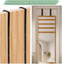 Adjustable Over-The-Door Mirror Hanger Set with Protective Lining, 2 Pcs Mirror Hooks (Mirror Not Included) (Black)