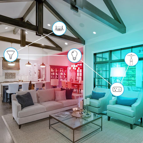 60 Bulb, Dimmable, G30 Bulb G3060/RGBW/FIL/AG Feit Electric Watt Equivalent Smart Filament Globe Spiral Filament WiFi