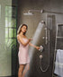 A725ORB Round Drop Ell Handheld Shower Wall Connector, Oil-Rubbed Bronze