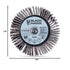 BHA Aluminum Oxide Shank Mounted Flap Wheels - 1-1/2” x 1” x 1/4”, 80 Grit, 5 Pack