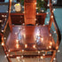 100 23ft Clear Mini Brown Wire Christmas Lights Incandescent Waterproof UL Certified Fairy String Lights for Outdoor