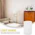 SOLUSTRE Frosted Glass Shade Cylinder Pendant Light Cover White Glass Lampshade Replacement Lamp Globe for Chandelier