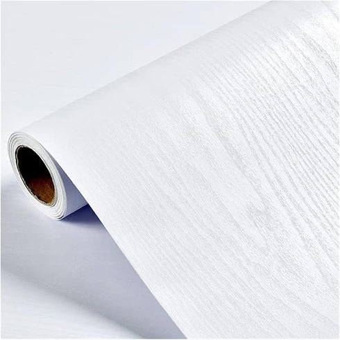 CHYLMAPHEN Self Adhesive Wallpaper Wood Grain PVC Wallpaper for Door, Wardrobe, Cupboard, Table,