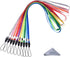Wisdompro 10 Pack 17 inch Long Colorful Quick Release Neck Lanyards Straps for USB Flash Drives, Keys, ID Badge Holders