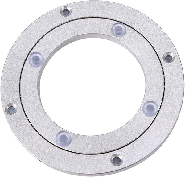 ChiweiJ Heavy Duty Aluminium Alloy Rotating Bearing Plate, Round Table Turntable for Dining