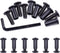 Swpeet 25Pcs M6x20mm Carbon Steel Black Hex Drive Socket Cap Bolts with 1Pcs Allen Wrench Assortment Kit