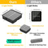 2 Pack 33 100 8 Brightown Outdoor Solar String Lights, Feet Led Solar Powered Fairy Lights with Modes Waterproof