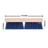 36193P14 10" Carlisle FoodService Products Blue Color, Polypropylene Deck Scrub Brush