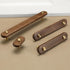 4 5.04 pcs in Walnut Brass Cabinet Door Handles Cabinet Wine Cabinet Wardrobe Drawer Door pulls