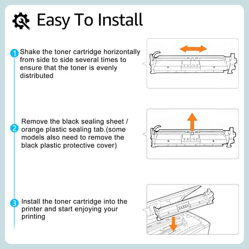 greencycle 2 Pack Compatible Toner Cartridges Replacement - Samsung MLT-D104S MLTD104S for ML-1665 ML-1660