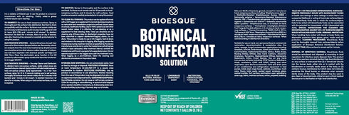 Bioesque Botanical Disinfectant Solution, Heavy Duty Broad-Spectrum, 1 Gallon