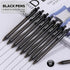 Black Pens Bulk, Ball Point Pens Black Smooth Writing Pens No Smear, Black Pens Ballpoint Pens Black Ink Pens Medium Point, Retractable Click Pens, School Office Server Pens (60 Pack Oil ink) by Sikao
