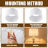 Asofelk 10PCS E27 M11 Lamp Shade Adapter Ring, Lampshade Reducer Light Rings, White Plastic Lampshades Reducing Rings