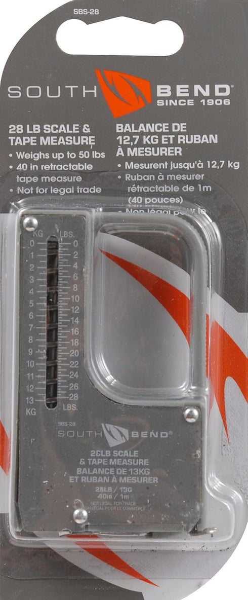 SouthBend Scale and Tape Measure, 28-Pound by SOUTH BEND