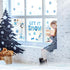 Pasimy 25 Pcs Winter Bulletin Board Set, Christmas Classroom Decorations Snowflake Penguins Snowman Paper Cutouts.
