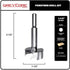 Tools 1-1/2 Inch x 3-1/2 Inch Forstner Drill Bit, High Speed Steel for Woodworking - Hardwood, Softwood and Plywood (1-1/2 Forstner)