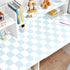 17.5"x314" Countertops Blue and White Checkered Wallpaper Pee SND Stick Self Adhesive Plaid Contact Paper Gingham