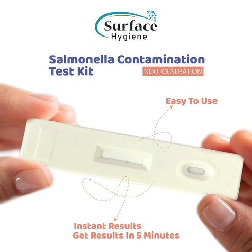 SURFACE HYGIENE (Pack 1) Salmonella Test Kit for Foods, Food Processing Areas, All Surfaces, Environments, Solids