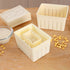 Set Homemade Tofu Mold Box with Fabric Cover Maker Mold for DIY Tofu and Cheese Press Food-grade Plastic for Vegan