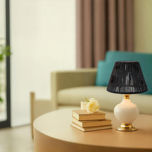 Wicker Seagrass Lamp Shade, Rustic Farmhouse Bell Lampshade Replacement for Table and Floor Lamps, Rattan Pendant Light