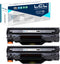 LCL Compatible Toner Cartridge Replacement for HP 79A 279A CF279A (2-Pack Black) for HP LaserJet Pro M12w M12 M12a MFP