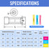 660 PCS Heat Shrink Butt Connectors Qibaok Crimp Electrical Wire Connector Waterproof Insulated for Automotive
