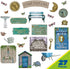 Eureka Curiosity Garden Gallery Wall Motivational Classroom Bulletin Board Set for Teachers, 26 Pieces by Eureka