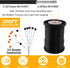 200 304 cyrico String Light Hanging Kit, Outdoor Light Guide Wire, Globe String Lights Suspension Kit with Ft Nylon
