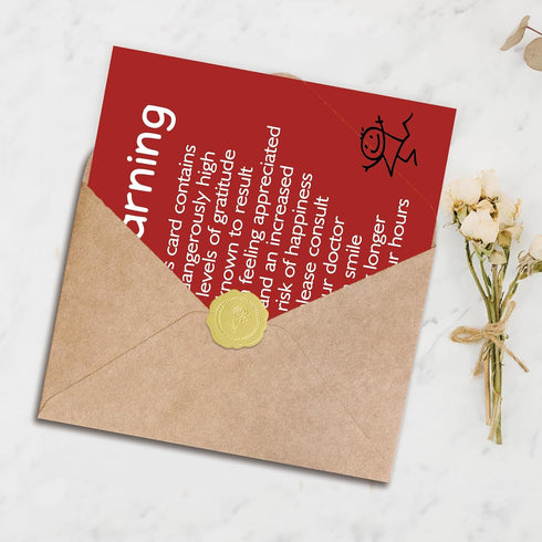 Londue Thank You Card with Humor, Funny Appreciation Card, Thank You Gift for Coworker Teacher Boss Friend, Humor