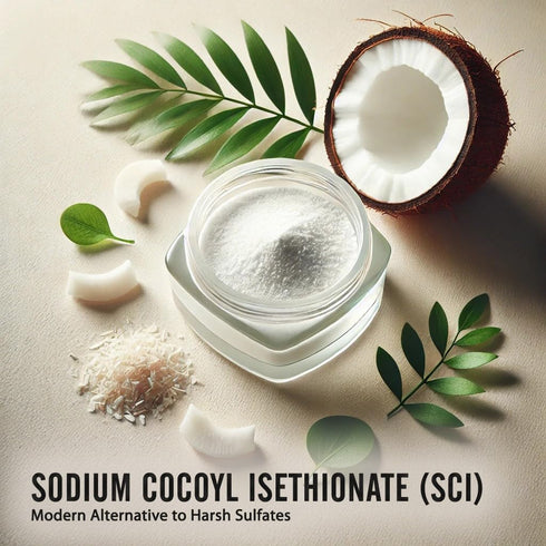 ISETHIONATE 21.17 Oz SODIUM COCOYL (SCI) Powder - Mild Foaming Surfactant for DIY Shampoo Bars, Body Wash & Cleansers