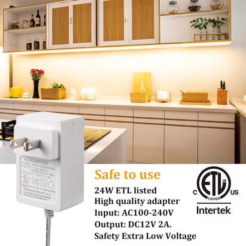 6 Dimmable Dimmer, 24W 2700K Set, 1500lm, Counter, WOBANE Under Cabinet LED Lighting Kit, PCS LED Strip Lights