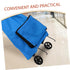 2-Pack Heavy Duty Shopping Cart Wheel Replacement - Ideal for Groceries