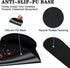 Britimes Set 4in1 35.4x15.7 inches Rose Gold Pink Keyboard Mouse Pad Black Golden Large Mousepad+Keyboard Wrist