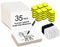 Dry Erase Lapboards, HERKKA 35 Pack Double Sided 9 x 12.5 Inch Boards with 35 Markers and 35 Erasers