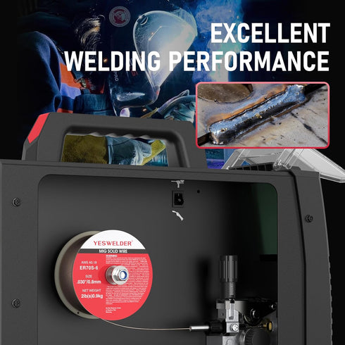 YESWELDER ER70S-6 .030-Inch - 2-Pound Spool Carbon Steel Mig Solid Welding Wire