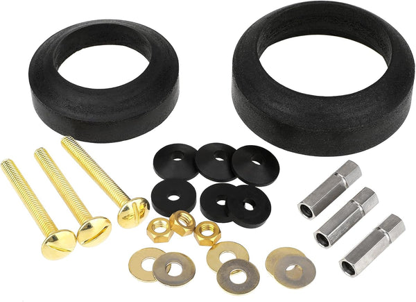 Universal Toilet Tank to Bowl Repair Kit, Bolt & Gasket Hardware Kit for 2-Piece Toilet, American Standard Parts