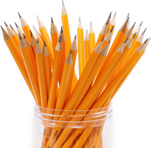 Pencils #2, Number 2 Pencils Bulk, Wood Pencils for Kids Sketching Drawing, HB No 2 Pencils with Erasers, Classroom Must Haves Essentials for Teachers, School Supplies (100 Pack Presharpened) by Sikao