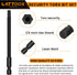 LATTOOK 13-Piece Torx Bit Set, Security Tamper Proof Star Bits Set, Magnetic S2 Steel, 4'' Long, T5 - T40