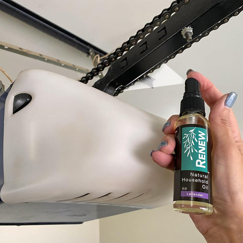 HMPURE Renew Natural Household Oil Lavender - Eco-Conscious All-Purpose Lubricant Spray with Lavender Scent for Doors