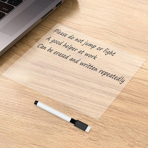 T&W SAME FILM 20 Pcs Dry Erase Board Sticker, Removable Whiteboard Stickers 8.3''x11.7'' for Wall/Desk/Refrigerator