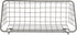Spectrum Pegboard & Wall Mount Wire Basket Small, Industrial Gray Storage Organizer for Garage and Crafts