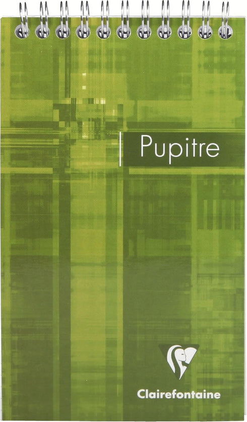 Clairefontaine Wirebound Notepad - Ruled 80 Sheets - 4 1/4 x 6 3/4 - Sold Individually