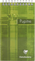 Clairefontaine Wirebound Notepad - Ruled 80 Sheets - 4 1/4 x 6 3/4 - Sold Individually