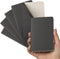 TWONE Pocket Notebook, 6 Pack Mini Notebooks, 3.5" x 5.5", Black Cardstock Cover Memo Notepad for Travel