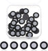 MAQUITA 200 Pcs 3D Magnetic Tracking Dot for Scanner Scanning Reference Point Marker